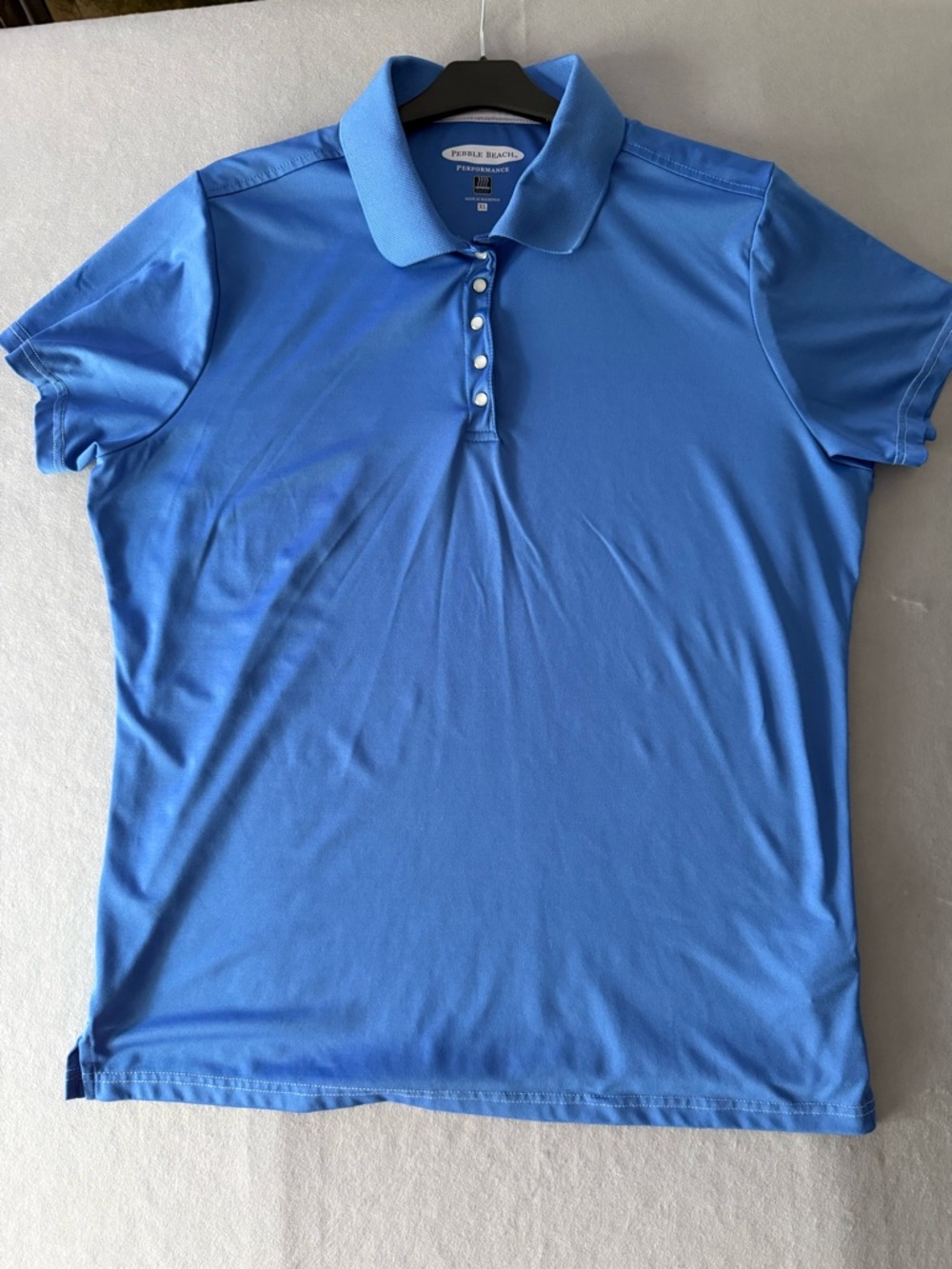 Pebble Beach Women’s Polo Golf Shirts 1 Red 1 Blue Short Sleeve Bundle of Two XL - Picture 7 of 14